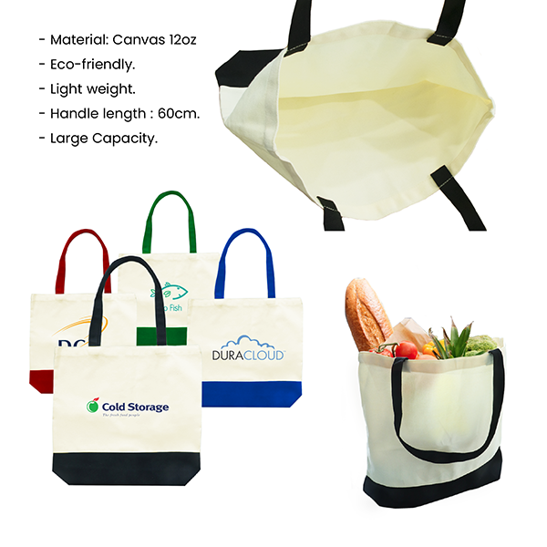 STRIP Tone Natural Canvas Bag – 12oz (380x420x100)