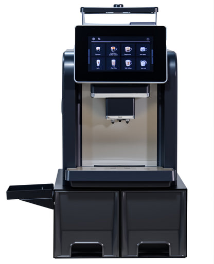CE Electric Commercial Coffee Machine 19 Bar Espresso Machine Fully-Automatic Espresso Maker With Bean Grinder and Milk Frother