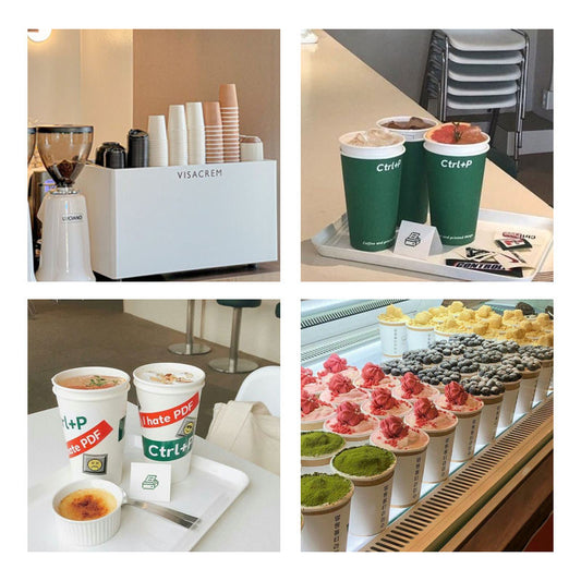 4oz Single Wall Double Wall Coffee Cup Disposable Hot Cold Drinks Paper Coffee Cups Wholesale Coffee Cups with Lids