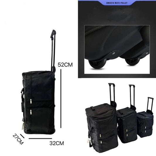 Starley oxford rolling luggage bag for men, business suitcase with wheels, travel bags, large capacity, high quality