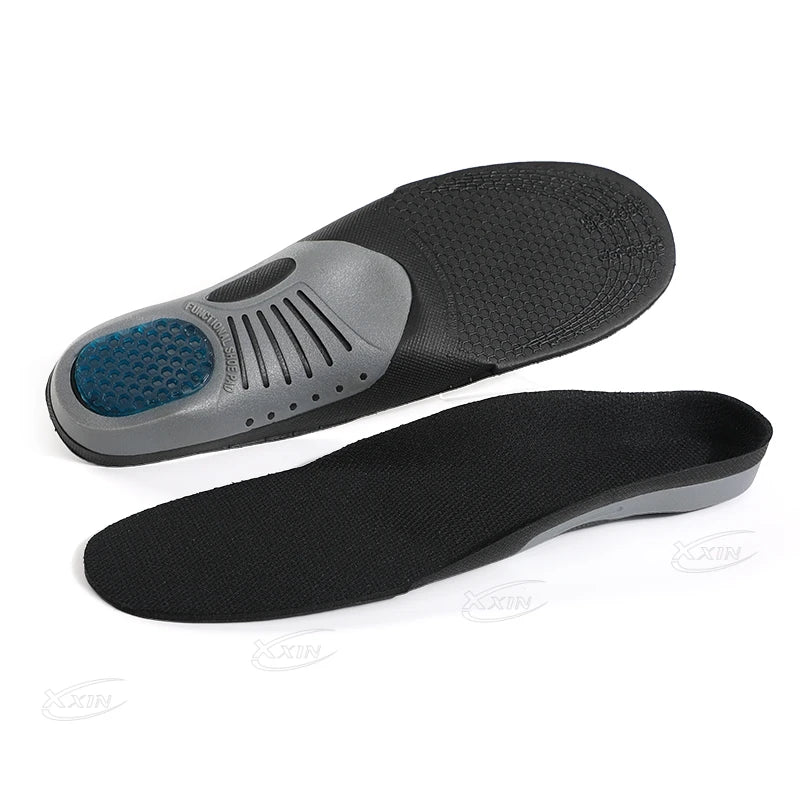 【Xxin】Arch Support Insole Men Women Orthotic Insoles Gel silicone Sports Insoles Shock Absorption Shoe Pad Size35-46