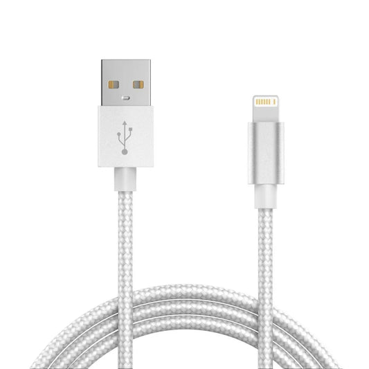 Fast charging cable for iphone COMPATIBLE with ios ipad lightning to nylon braided USB for charging and data transfer