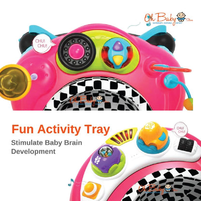 Bubbles Baby Walker 3-in-1 | Walker • Rocker • Activity Center | Dari 6 Bulan Ke Atas