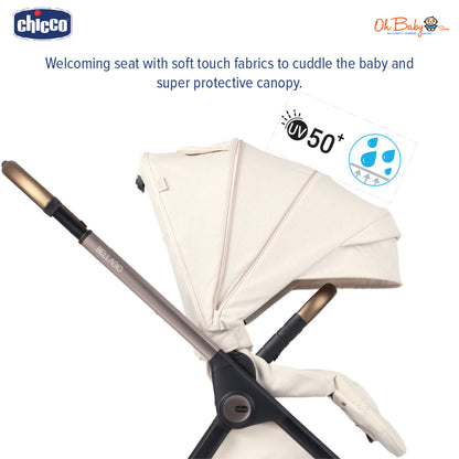 Chicco Bellagio Stroller | Dua Arah | Auto One-Touch Fold | 0–22kg | Waranti 1 Tahun