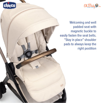 Chicco Bellagio Stroller | Dua Arah | Auto One-Touch Fold | 0–22kg | Waranti 1 Tahun