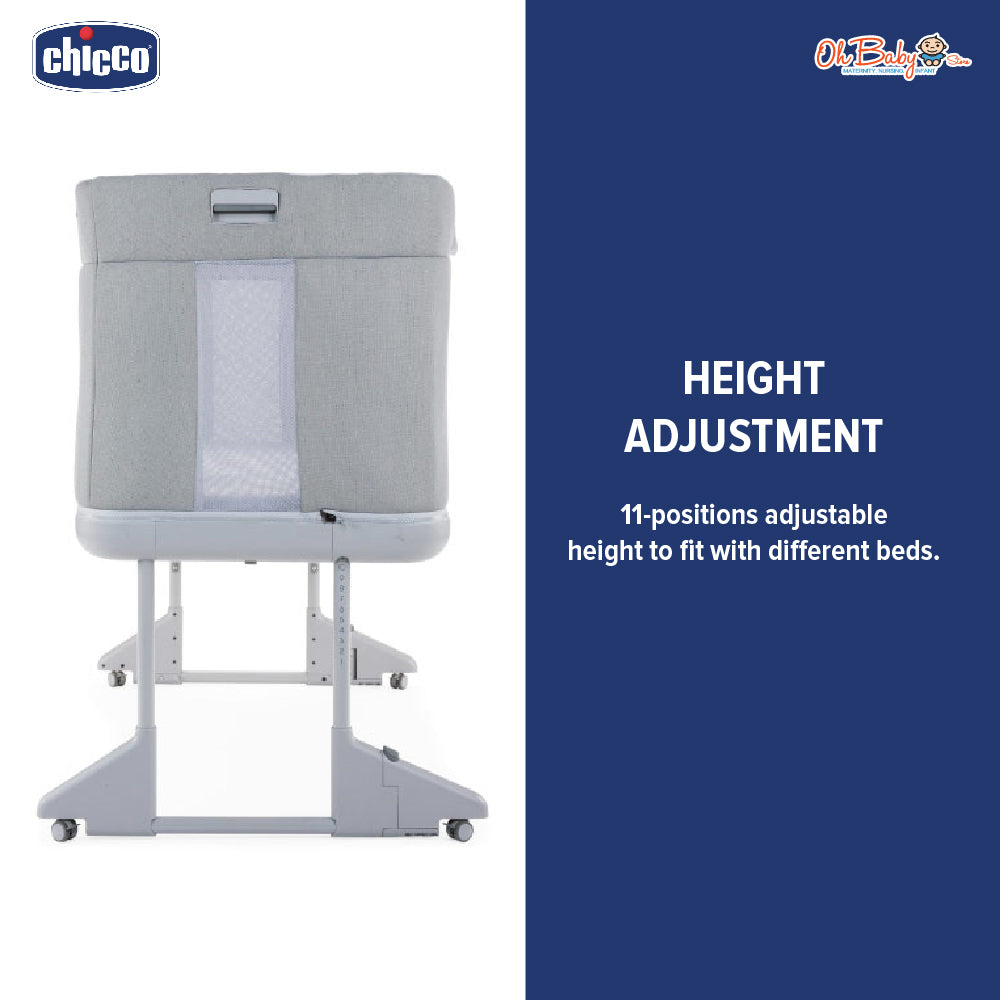 Chicco Next2Me Forever Baby Cot | 3-dalam-1 Co-Sleeper & Katil Bayi | 0–22kg | Waranti 1 Tahun