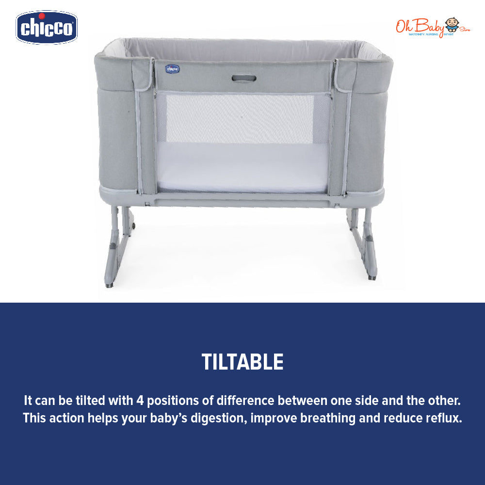 Chicco Next2Me Forever Baby Cot | 3-dalam-1 Co-Sleeper & Katil Bayi | 0–22kg | Waranti 1 Tahun