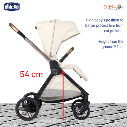 Chicco Bellagio Stroller | Dua Arah | Auto One-Touch Fold | 0–22kg | Waranti 1 Tahun
