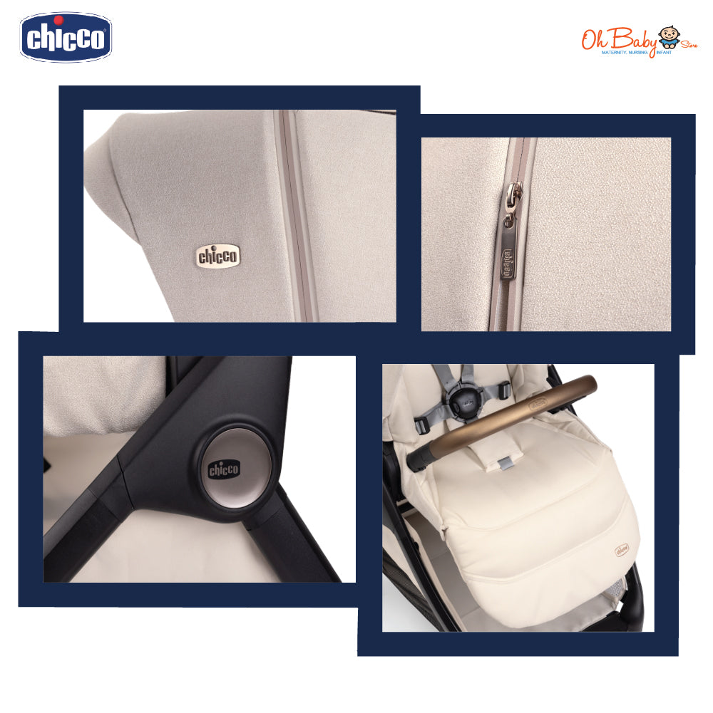 Chicco Bellagio Stroller | Dua Arah | Auto One-Touch Fold | 0–22kg | Waranti 1 Tahun