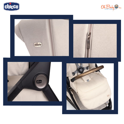 Chicco Bellagio Stroller | Dua Arah | Auto One-Touch Fold | 0–22kg | Waranti 1 Tahun
