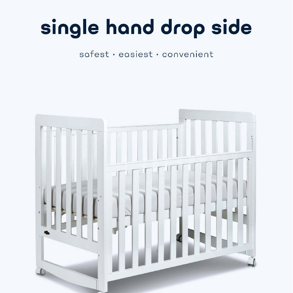 Comfy Baby Joys Baby Cot + Air Feel Mattress + Mosquito Net | Set Tidur Lengkap | Newborn hingga Toddler