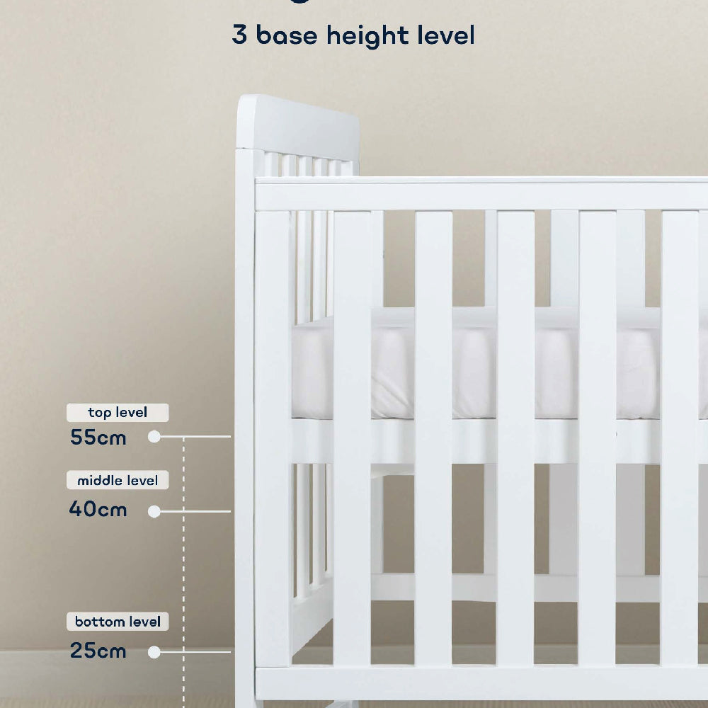 Comfy Baby Joys Baby Cot + Air Feel Mattress + Mosquito Net | Set Tidur Lengkap | Newborn hingga Toddler
