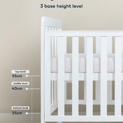Comfy Baby Joys Baby Cot + Air Feel Mattress + Mosquito Net | Set Tidur Lengkap | Newborn hingga Toddler