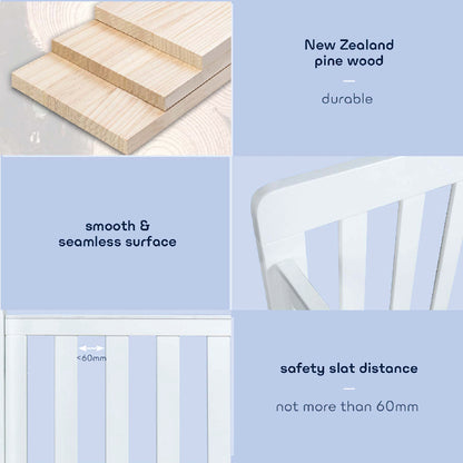 Comfy Baby Joys Baby Cot + Air Feel Mattress + Mosquito Net | Set Tidur Lengkap | Newborn hingga Toddler