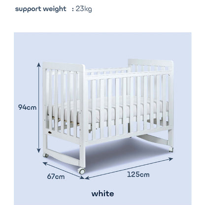 Comfy Baby Joys Baby Cot + Air Feel Mattress + Mosquito Net | Set Tidur Lengkap | Newborn hingga Toddler