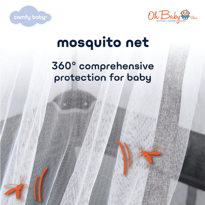 Comfy Baby OTTO Travel Cot + Topper | Katil Bayi Pelbagai Fungsi | Untuk Rumah & Travel