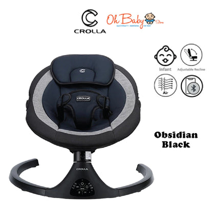 Crolla Comfeo Baby Swing | Soothe • Swing • Sleep | Newborn hingga 12kg | Waranti 1 Tahun