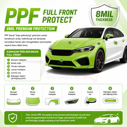 Quality PPF Full Front Protect