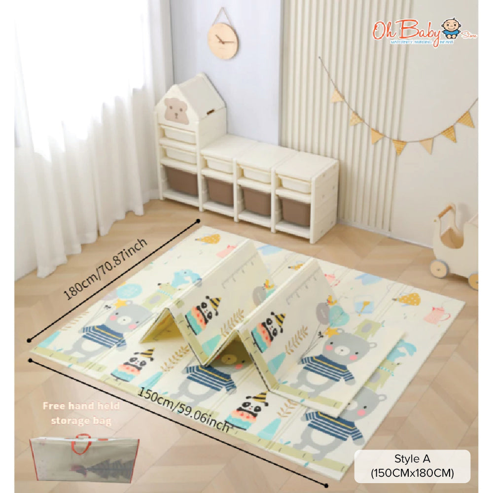 GL Playpen Bayi (Foldable) | Ruang Bermain Luas & Selamat dengan Game House | 6 Bulan – 6Tahun