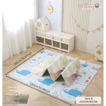 GL Playpen Bayi (Foldable) | Ruang Bermain Luas & Selamat dengan Game House | 6 Bulan – 6Tahun