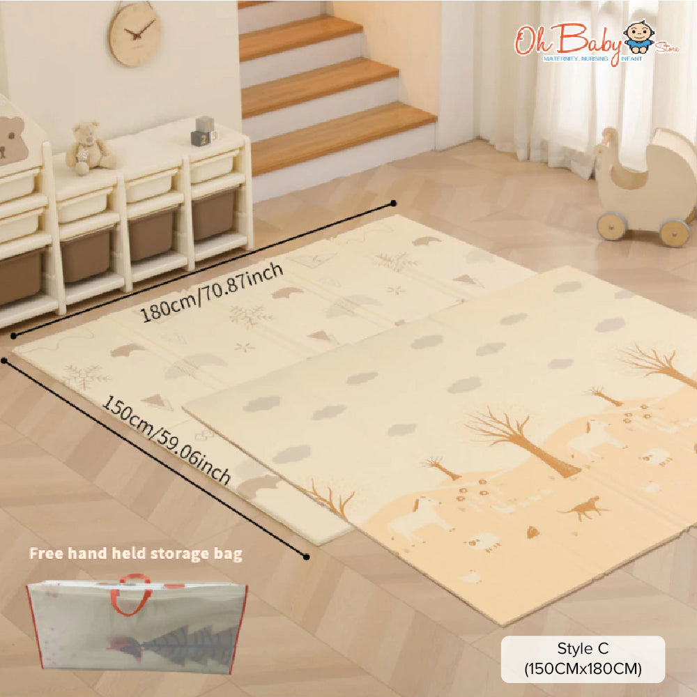 GL Playpen Bayi (Foldable) | Ruang Bermain Luas & Selamat dengan Game House | 6 Bulan – 6Tahun