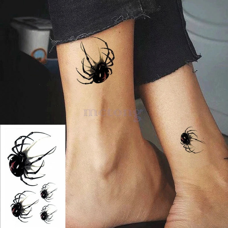 Pelekat Tato Sementara Kalis Air Tato Huruf Segitiga Rama-Rama Tatuajes Tangan Tatouage Body Flash FakeTattoo Sticker Taty 