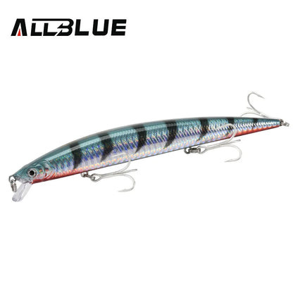 ALLBLUE SPRINT 145S Sinking Minnow Longcast Jerkbait Fishing Lure 145mm 22G Off Shore Saltwater Sea Bass Artificial Bait Tackle