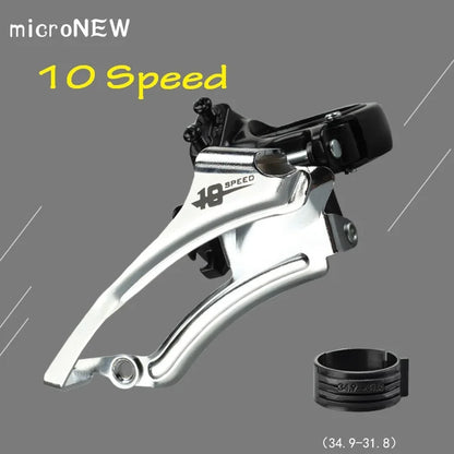 microNEW Basikal Belakang Derailleur Depan Shifter Tuas Shift 7/8/9/10/11 Speed ​​MTB Mountain Bike Road Basikal Bahagian Microshift 