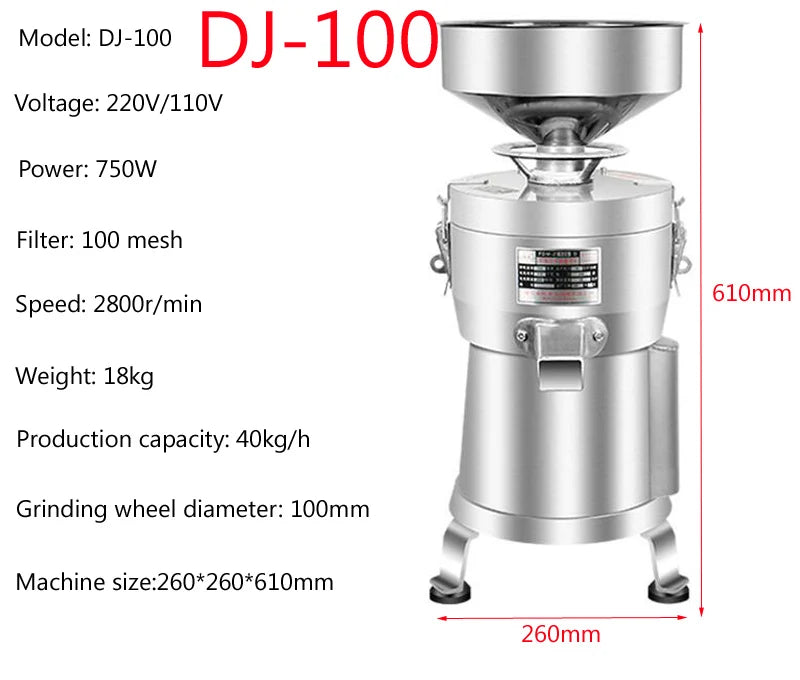 110V 220V 电​​动豆浆机 豆浆研磨机 豆腐机