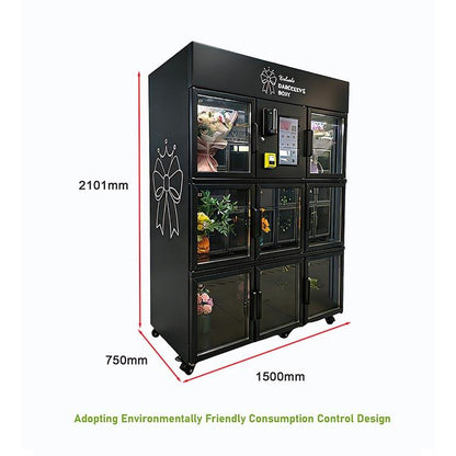 Smart Flower Vending Machine 24-hour Self-service Precise Temperature and Humidity Control Flower Vending Machine