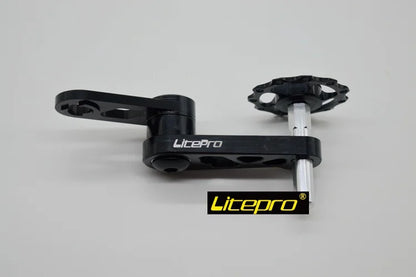 LITEPRO 412 折叠自行车链条张力调节适配器链条拉伸导轮 BMX 折叠自行车零件