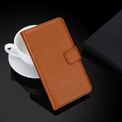 Luxury Wallet Case For Philips Xenium S266 PU Leather Retro Flip Cover Magnetic Fashion Cases Strap