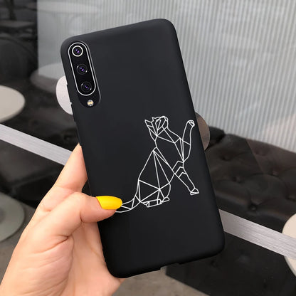 Untuk Xiaomi Mi 9 Lite Kes Naga Painted Bumper Silicone Soft Cover Phone For Funda Xiomi Xiaomi Mi 9 Mi9 Lite 9 SE Cases 