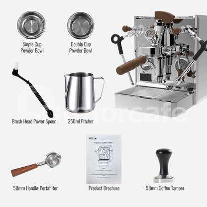 Espresso Rocket 15 Bar 58mm Lever E61 Manual Professional Cafetera Lelit Commercial Espresso Coffee Machine for Cafe