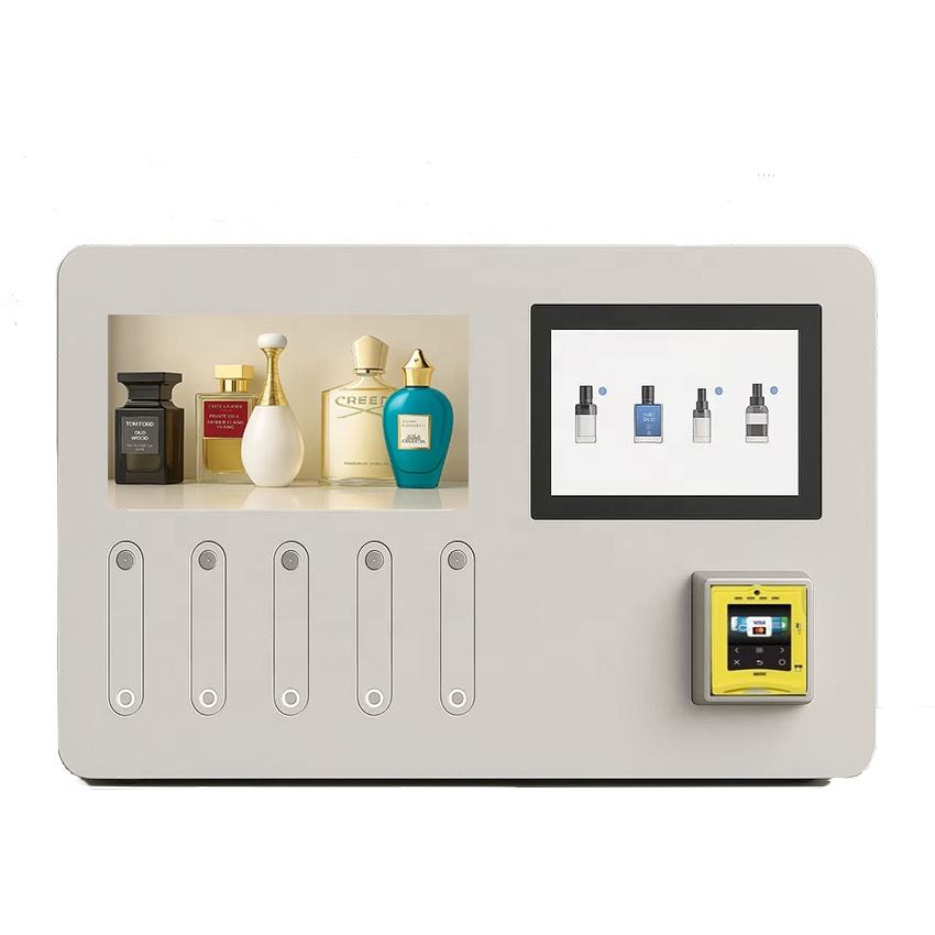 Perfume Vending Machine Spray with Electronic Pay Vending Machine Perfume Spray with Wall Mounted