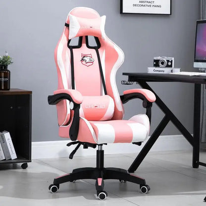 WCG Gaming Chair Computer Chair High-quality Gaming Chair Leather Internet LOL Internet Cafe Racing Chair Office Chair Gamer New