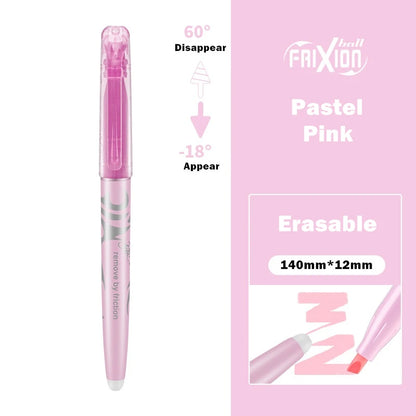 1pcs Pilot Erasable Highlighter Pen Hot Disappear Frixion Fluorescent Pastel Nature Color Marker Liner Drawing Lettering F250