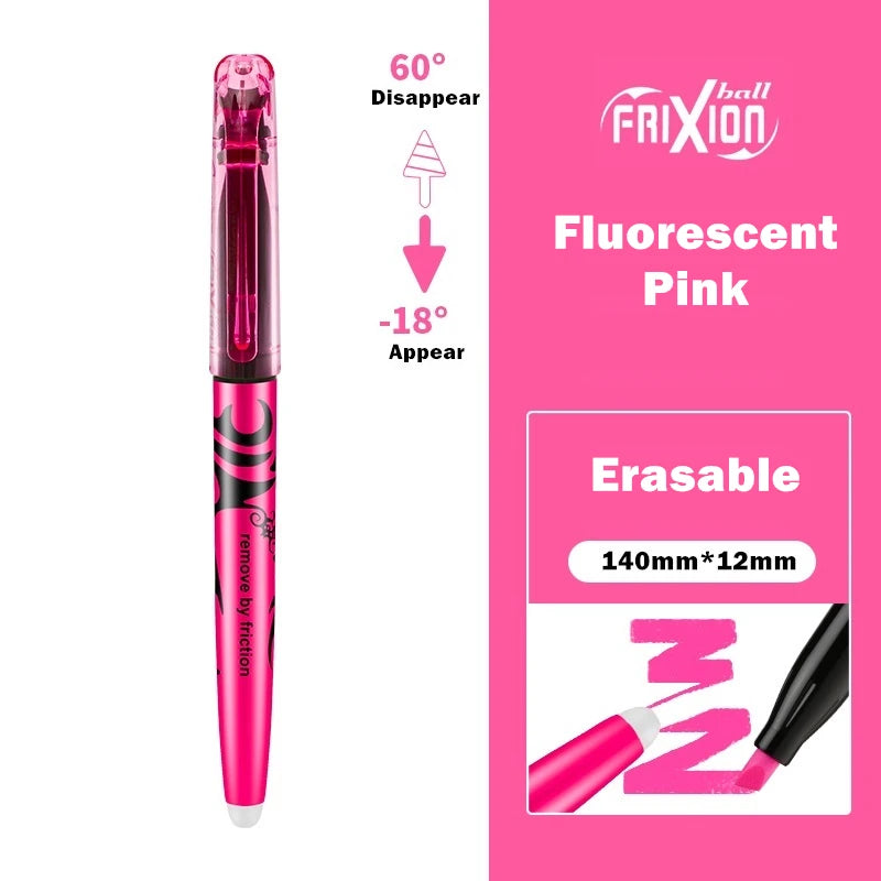 1pcs Pilot Erasable Highlighter Pen Hot Disappear Frixion Fluorescent Pastel Nature Color Marker Liner Drawing Lettering F250