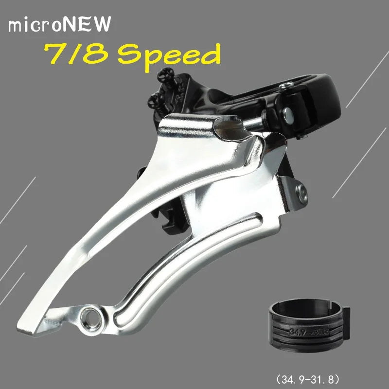 microNEW Basikal Belakang Derailleur Depan Shifter Tuas Shift 7/8/9/10/11 Speed ​​MTB Mountain Bike Road Basikal Bahagian Microshift 