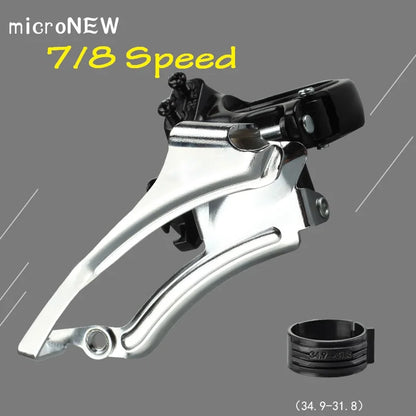 microNEW 自行车后拨链器前变速器变速杆 7/8/9/10/11 速 MTB 山地车公路车零件 microshift 