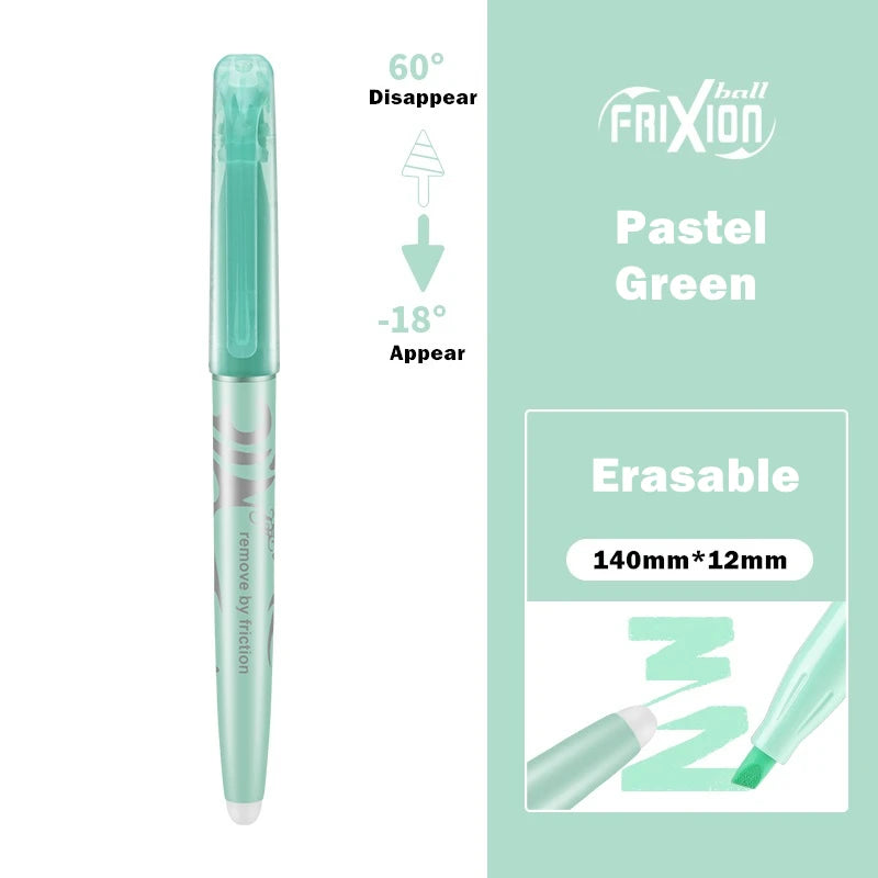 1pcs Pilot Erasable Highlighter Pen Hot Disappear Frixion Fluorescent Pastel Nature Color Marker Liner Drawing Lettering F250