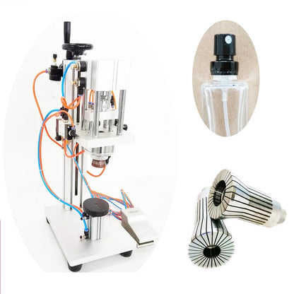 气动香水压盖机 压盖机 金属盖压合机 封口机 香水旋盖机 压盖机 封口机