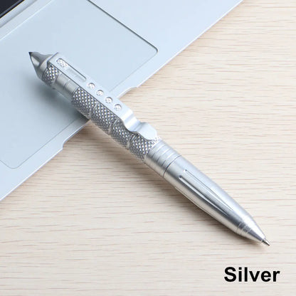 1/8Pcs Multifunctional Pen Tactical Tungsten Steel Rotating Unisex Pens Window Metal Ballpoint Pen Defense Multifunctional Pens