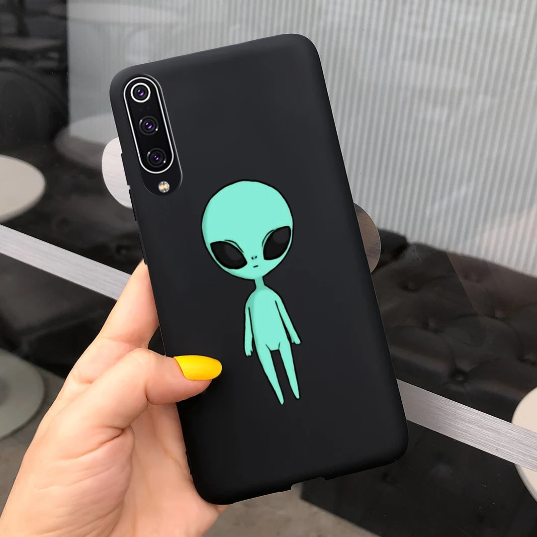 Untuk Xiaomi Mi 9 Lite Kes Naga Painted Bumper Silicone Soft Cover Phone For Funda Xiomi Xiaomi Mi 9 Mi9 Lite 9 SE Cases 