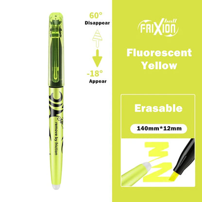 1pcs Pilot Erasable Highlighter Pen Hot Disappear Frixion Fluorescent Pastel Nature Color Marker Liner Drawing Lettering F250