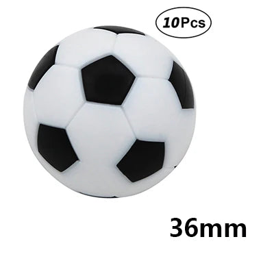 10pcs/lot Table Football Soccer Ball Plastic Black And White Soccer Balls Tabletop Game Soccer Accessories Birthday Party Decor