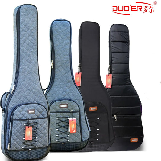 Beg Gitar 36 39 41 Inci Kalis Air Sarung Bes Oxford Mudah Alih Beg Belakang Gitar Pad Tebal Beg Pepejal Boleh Dipakai 