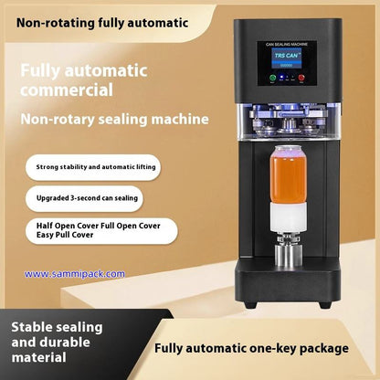 Semi Automatic Plastic Can Seamer Machine Beer Can Lid Seamer Machine Tin Can Pressure Sealing Machine for Soda Bubble Tea