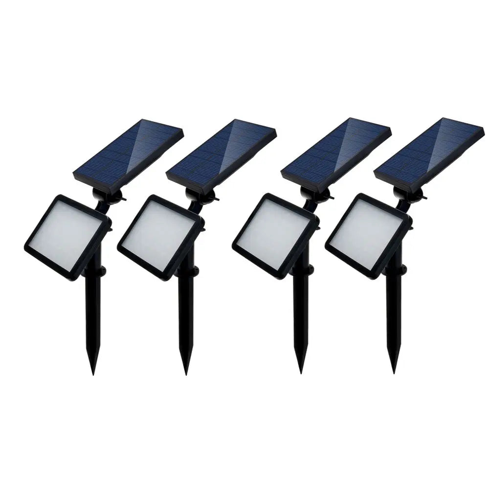 48LED Solar Power Spotlight Garden Lawn Lamp Landscape Lights Outdoor Lighting Waterproof Home Yard Pathway Wall Lamp