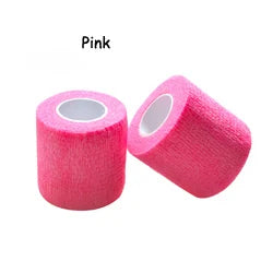 24Pcs/Lot  5cm x 4.5m Self Adhesive elastic Cohesive Nonwoven Bandage wrap tape sports protection